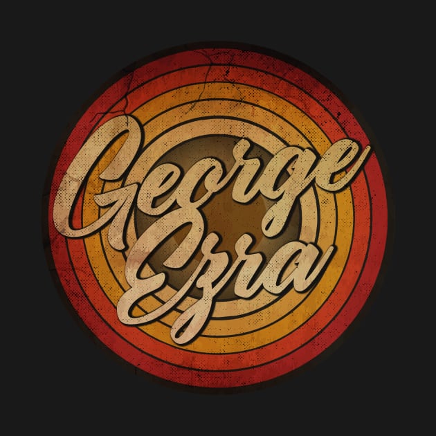 arjunthemaniac,circle retro faded George Ezra by arjunthemaniac