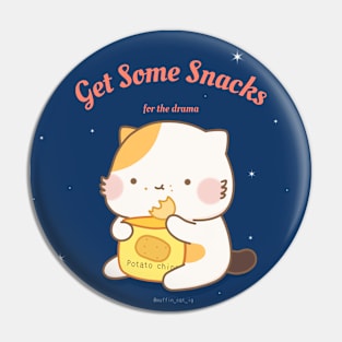 Snack time Muffin cat Pin