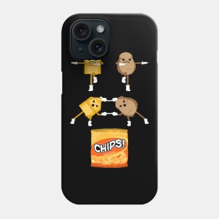 Crisps, Tatoes, Potato, Chips, Fun, Fast food Phone Case