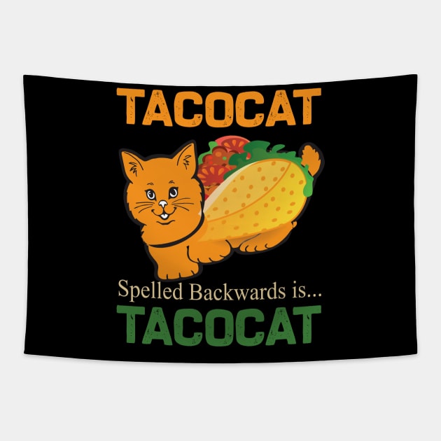 tacocat spelled backwards is tacocat Tapestry by DODG99