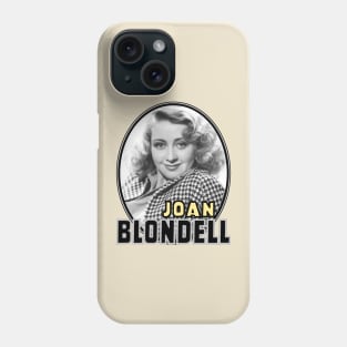 Joan Blondell: Blonde Bombshell Phone Case