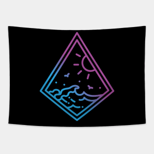 Prism Wave Tapestry