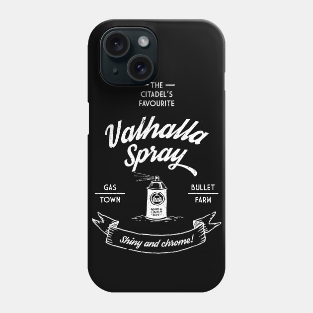 Valhalla Spray - white artwork Phone Case by belial90