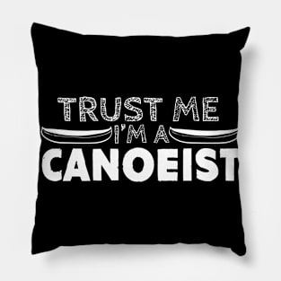 Canoeist Joke River Sport Lake Camping Pillow