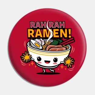 Funny Kawaii Cute Cheerleader Japanese Ramen Cartoon Gift For Ramen Lovers Pin