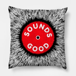 Vinyl Sounds Good Record Pillow