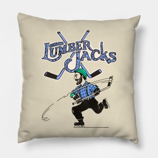 Defunct Cleveland Lumberjacks Hockey Team Pillow