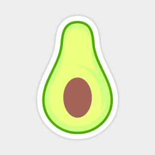 Avocado Half Magnet