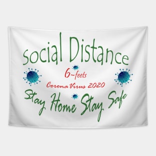 social distance Tapestry