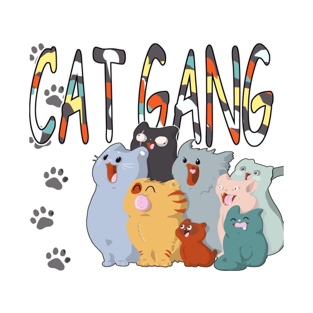 cat gang by Tea Master 