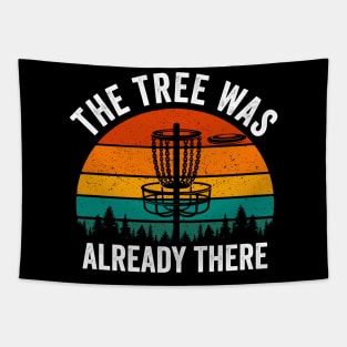 Funny Disc Golf Player Saying Retro Vintage Tapestry