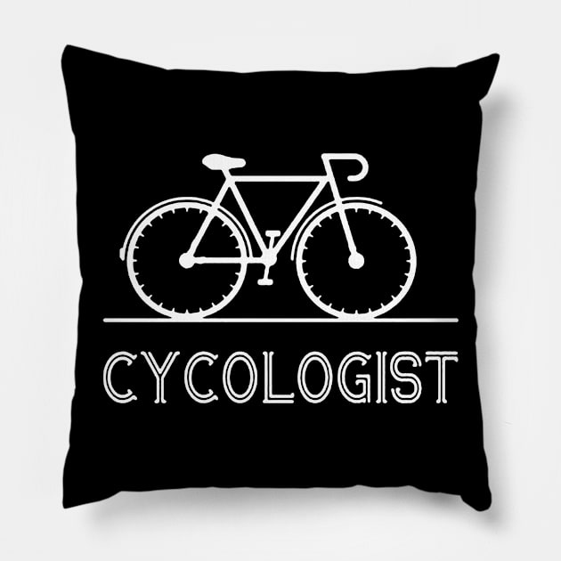 Cycologist Bicycle Lover Custome Gift Pillow by Pretr=ty