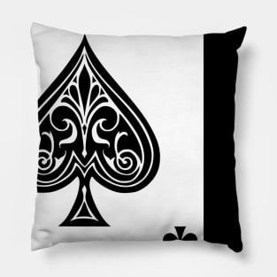 Ace of spades Pillow