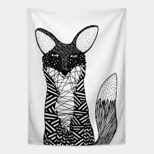 Pen and Ink Fox Tapestry