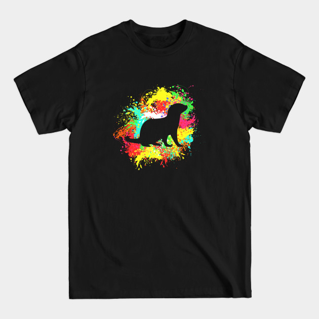 Disover Colorful Otter Splas Gift Idea - Otter - T-Shirt