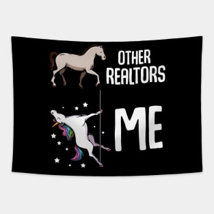 Realtor - Magical Unicorn Real Estate Agent Tapestry