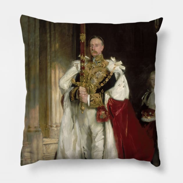 Charles Stewart, Sixth Marquess of Londonderry by John Singer Sargent Pillow by Classic Art Stall