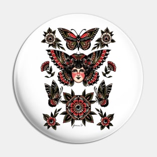 Butterflies v1 Pin