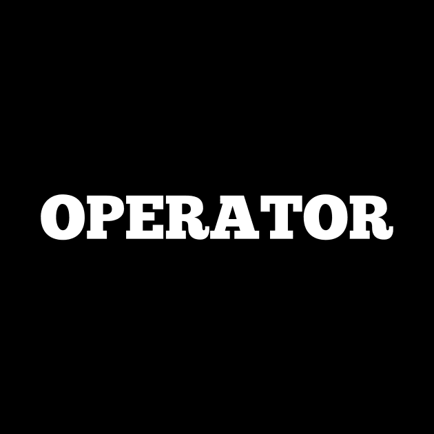 Operator by Menu.D