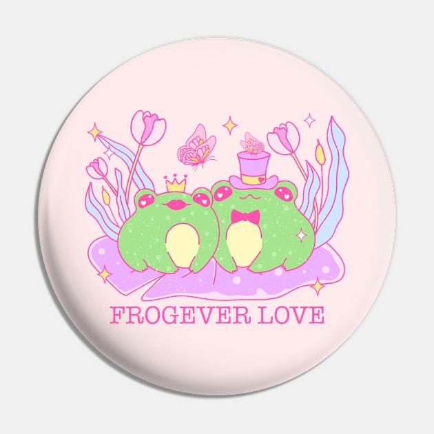 Frogever Love. Frogs In Love. I Will Love You Forever Pin by Pop Cult Store