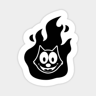 Felix The Cat Spirit Retro Faded Design Magnet