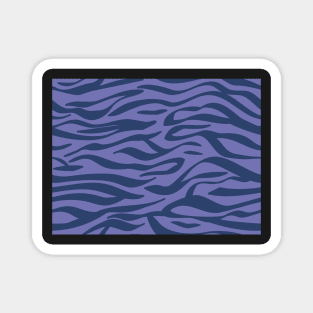 Purple Zebra - Animal Print Magnet