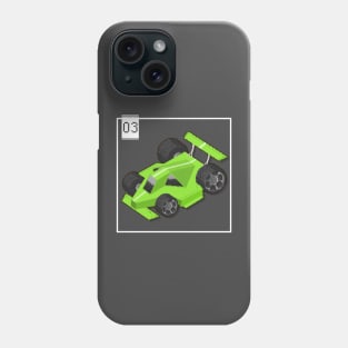 05 - Pixel Cars - Little Green Corridor Phone Case