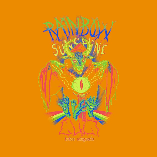 Rainbow Sunshine Cult by Hillary White Rabbit