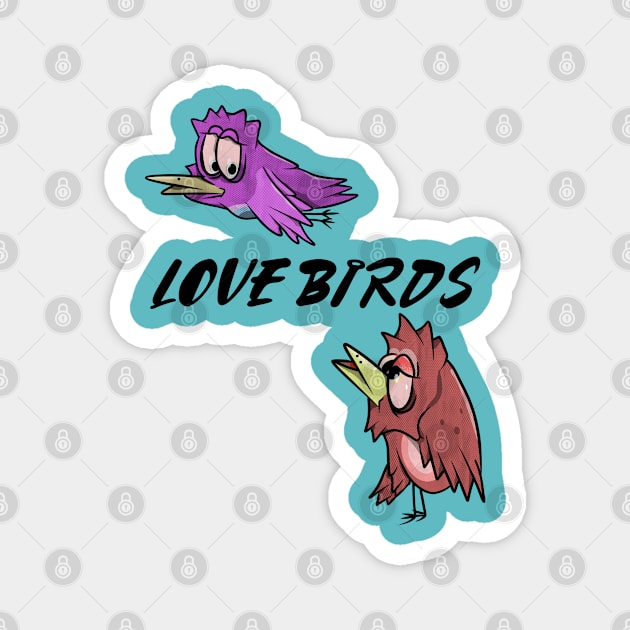 Love Birds Magnet by mailboxdisco