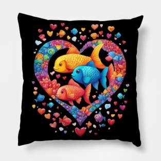 Rainbow Fish Pillow