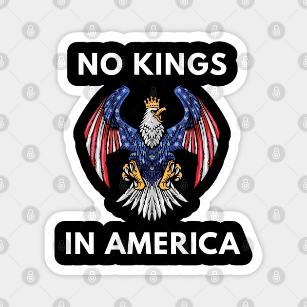 No-Kings Magnet by Creatifly Graphic Tees