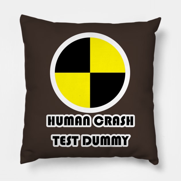 Human Crash Test Dummy Pillow by gasoline