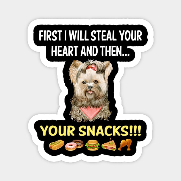 Steal Heart Yorkshire Terrier 65 Magnet by blakelan128