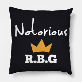 Notorious Rbg Womens Ruth Supreme Court Feminist Political Wife Pillow