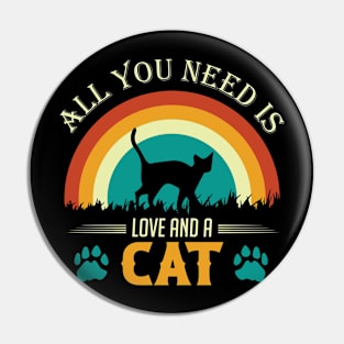 All You Need Is Love And a Cat Pin