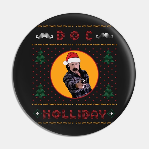 Doc Holiday XMas #2 Pin by LiminalSpaceDesigns