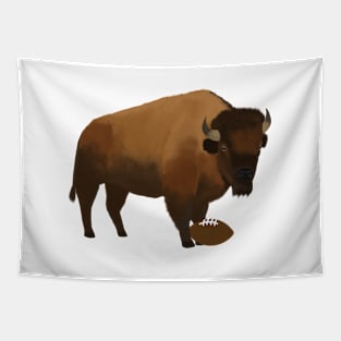 Football Bison Tapestry