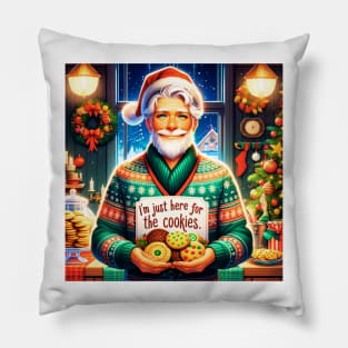 I'm Just Here for the Cookies Pillow