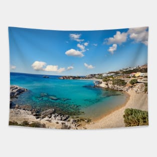 Mikri Amoopi beach in Karpathos, Greece Tapestry