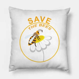 save the bees - bees lover Pillow