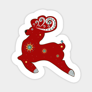 Santa's reindeer Magnet