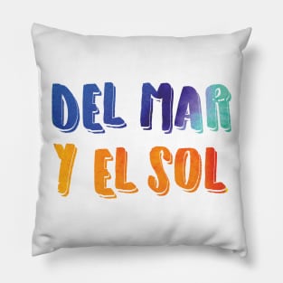 Del Mar y El Sol Pillow