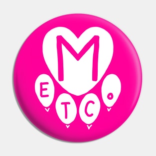 Mumble Etc. Logo (White) Pin