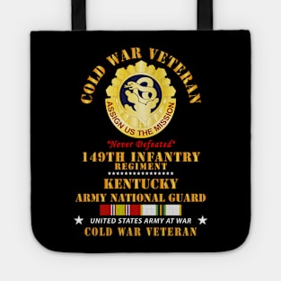 Cold War Vet -  149th Infantry Regiment - Kentucky ARNG w COLD SVC Tote