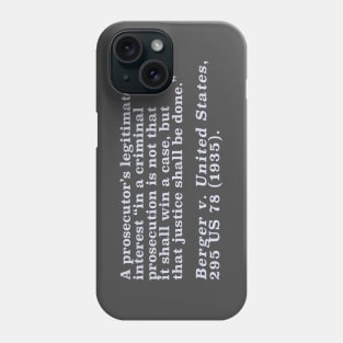 Berger v. United States Phone Case