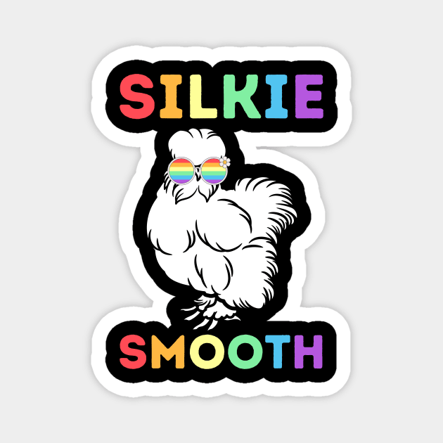 Silkie Smooth Chicken Magnet by The WYLD Tribe