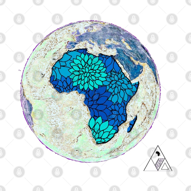 AFRICA FLOWERED CONTINENT by AfreeKA -1 by DREAM SIGNED Collection