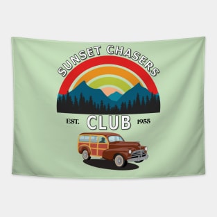 Sunset Chasers Club est. 1955 Tapestry