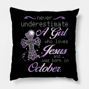 October Girl Pillow