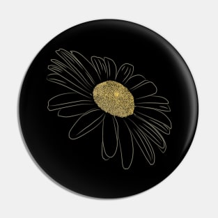 Daisy Flower Pin